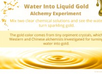 Πείραμα Αλχημείας Water Into Liquid Gold 
