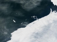 Ο δορυφόρος της NASA εντοπίζει παγόβουνο μήκους μιλίων που αποσπάται από τον παγετώνα της Ανταρκτικής 